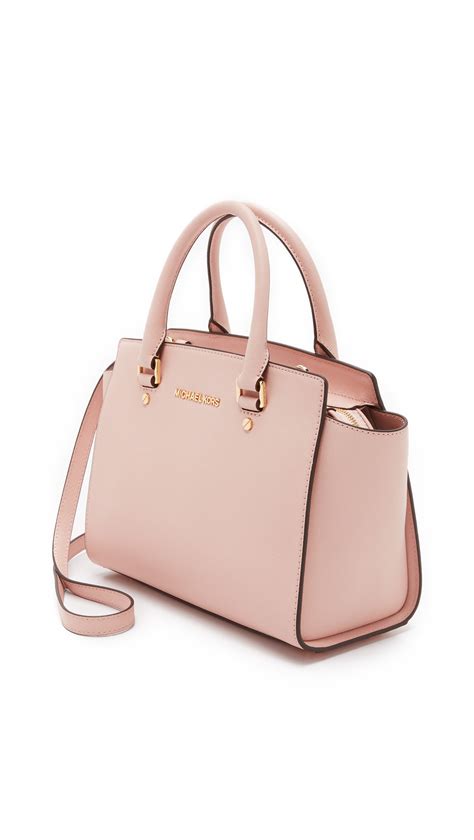 michael kors selma medium dove|MICHAEL Michael Kors Selma Medium Satchel (Pale Pink).